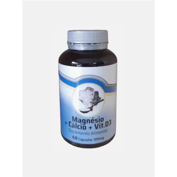 Magnésio Cálcio Vit.D3 60 Cap.