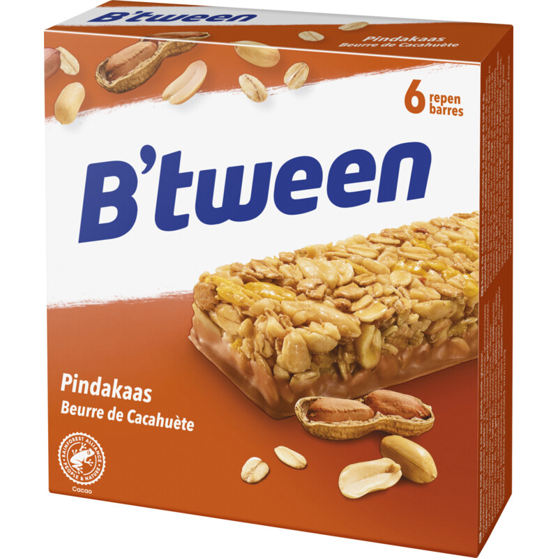 Hero B'tween mueslireep pindakaas