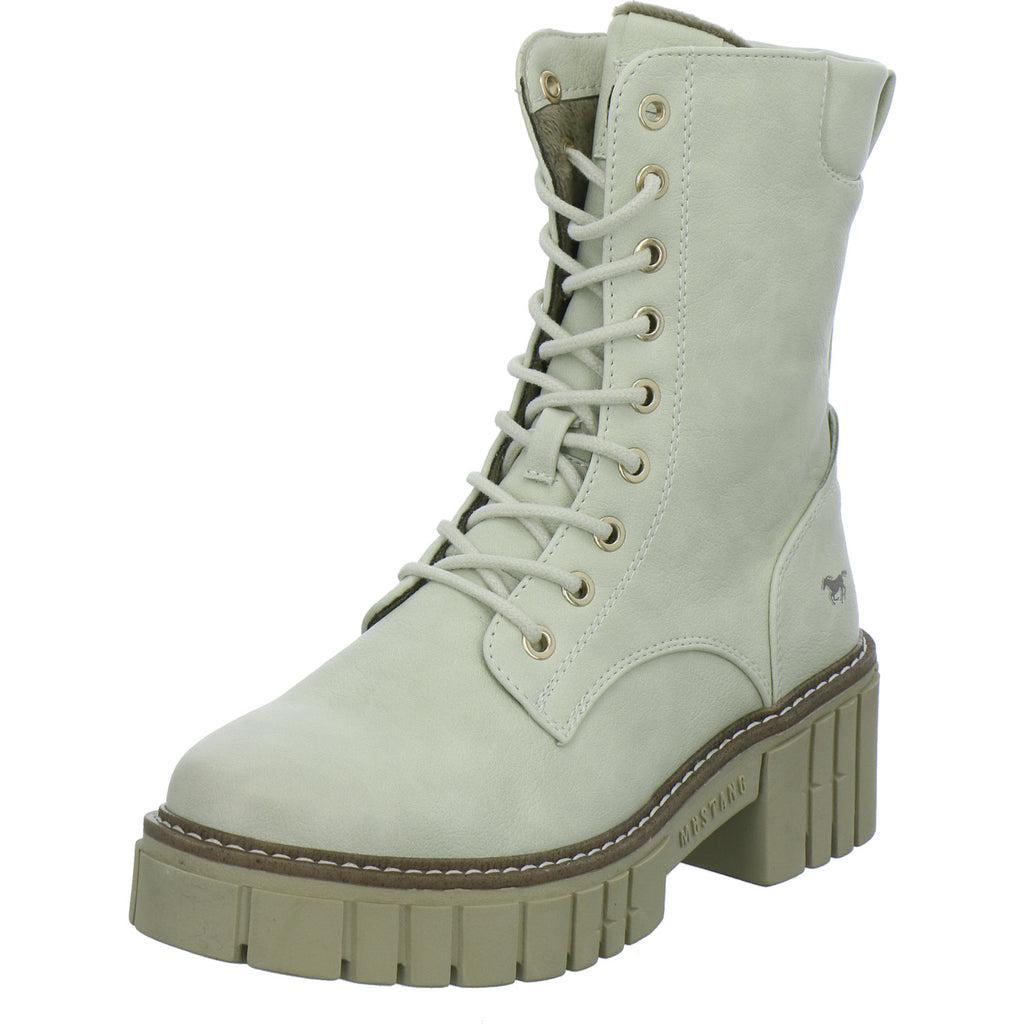 Mustang Stiefel Damen Beige