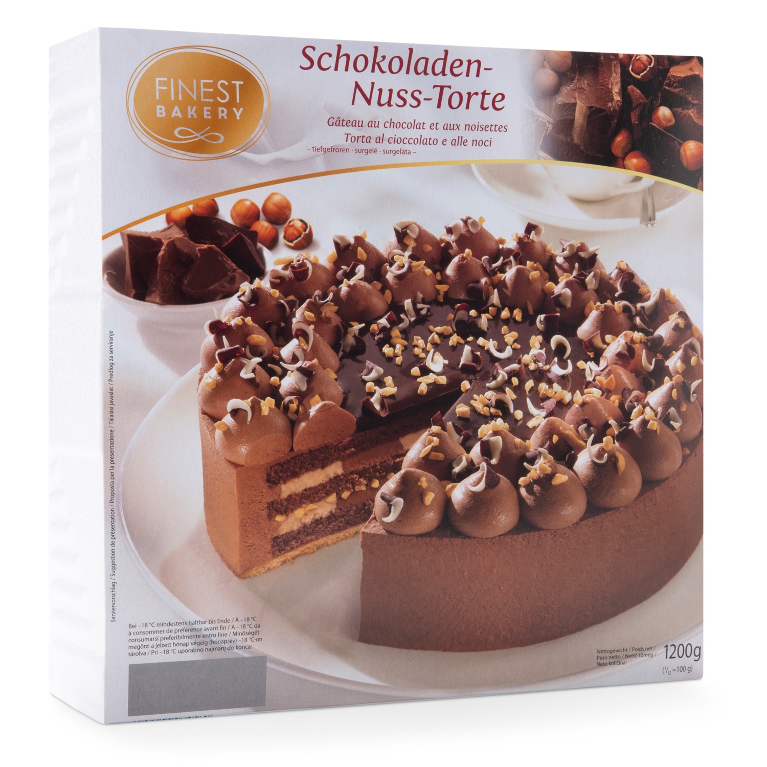 FINEST BAKERY Premium Torte, Schoko-Nuss