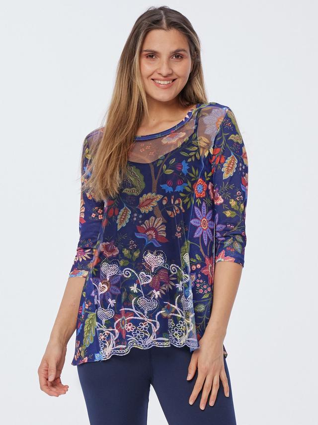 Bluse Farm Flowers