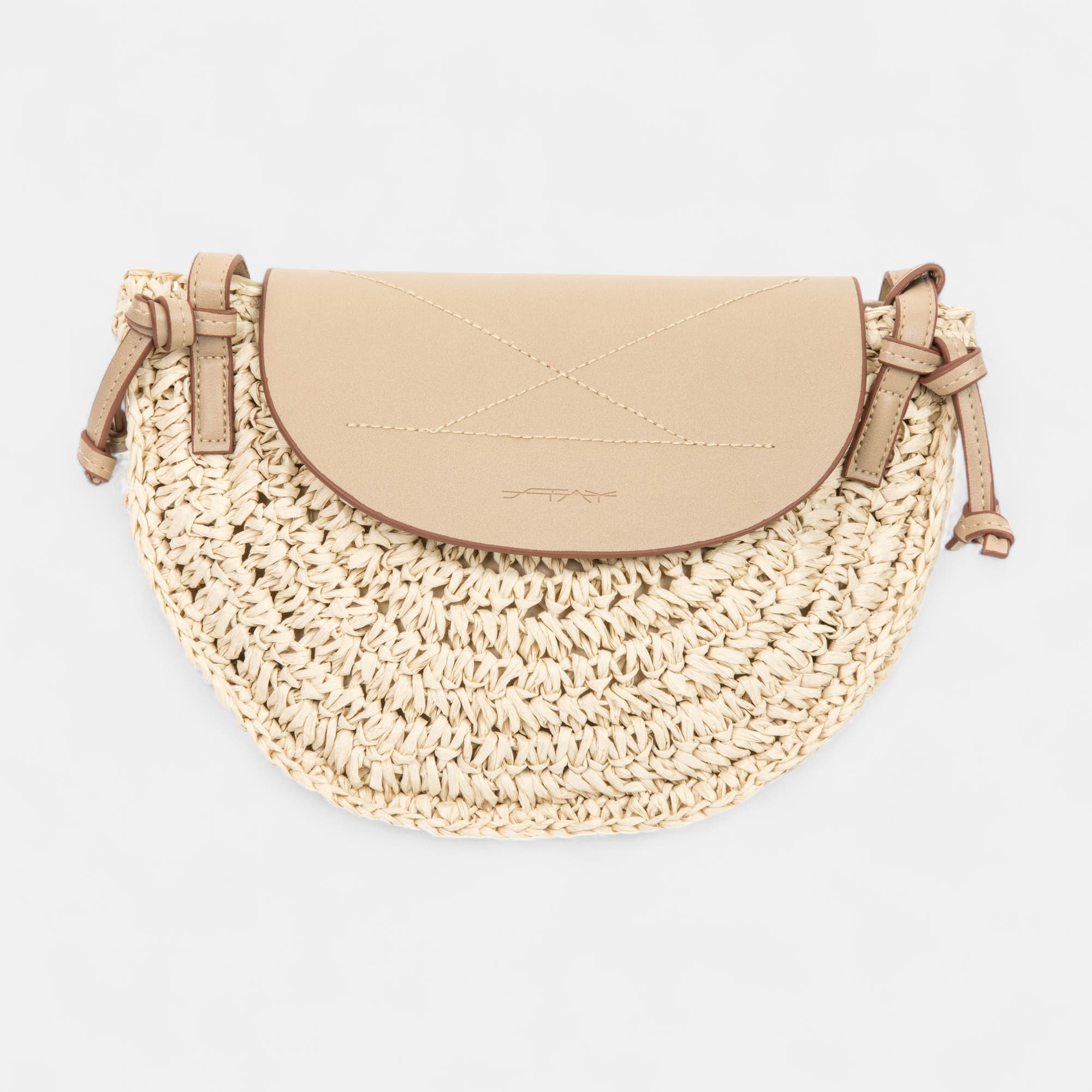 Sac bandoulière beige